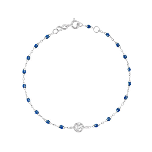 Gigi Clozeau - Bracelet saphir Puce diamants, or blanc, 17 cm