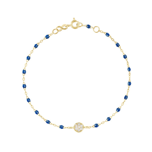 Gigi Clozeau - Bracelet saphir Puce diamants, or jaune, 17 cm