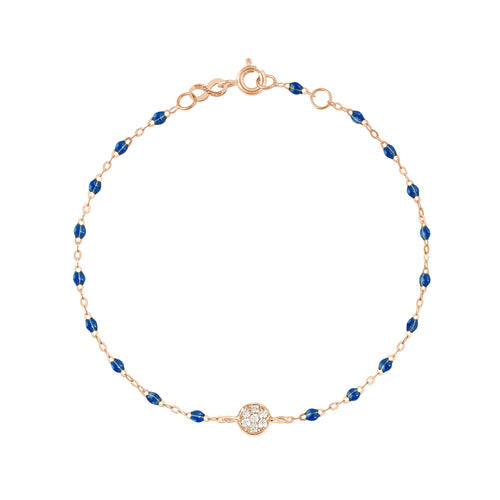 Gigi Clozeau - Bracelet saphir Puce diamants, or rose, 17 cm
