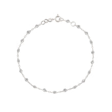 Gigi Clozeau - Bracelet sparkle Classique Gigi, or blanc, 19 cm