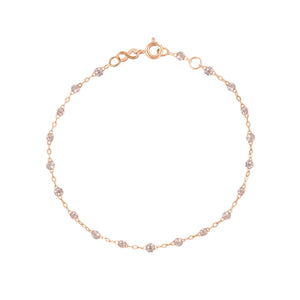 Gigi Clozeau - Bracelet sparkle Classique Gigi, or rose, 18 cm