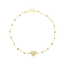 Gigi Clozeau - Bracelet sparkle In Love, diamants, or jaune, 17 cm