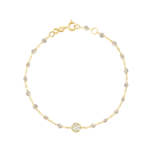 Gigi Clozeau - Bracelet sparkle Puce diamants, or jaune, 17 cm