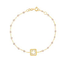 Gigi Clozeau - Bracelet sparkle Trésor, diamants, or jaune, 17 cm