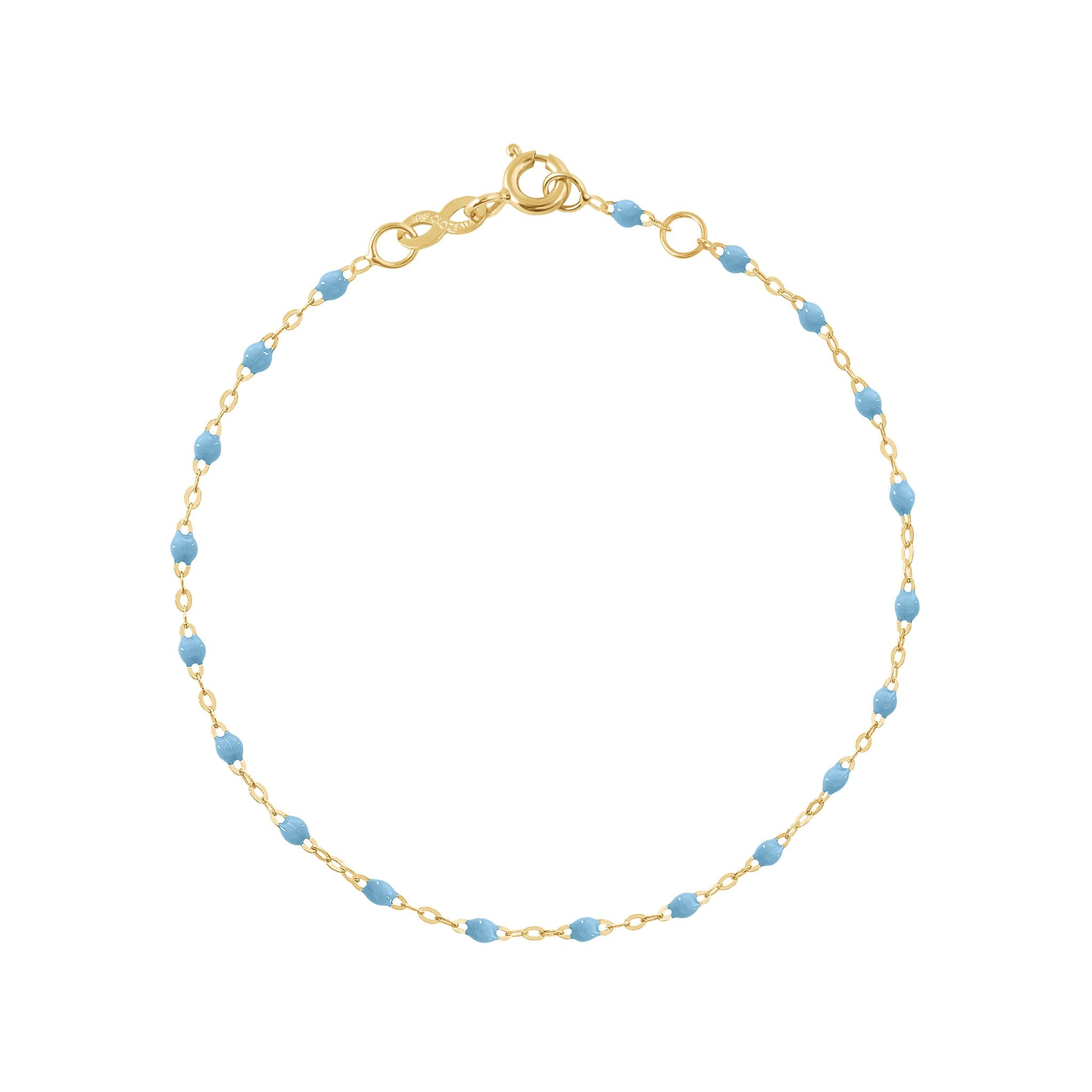 Gigi Clozeau - Bracelet turquoise Classique Gigi, or jaune, 17 cm