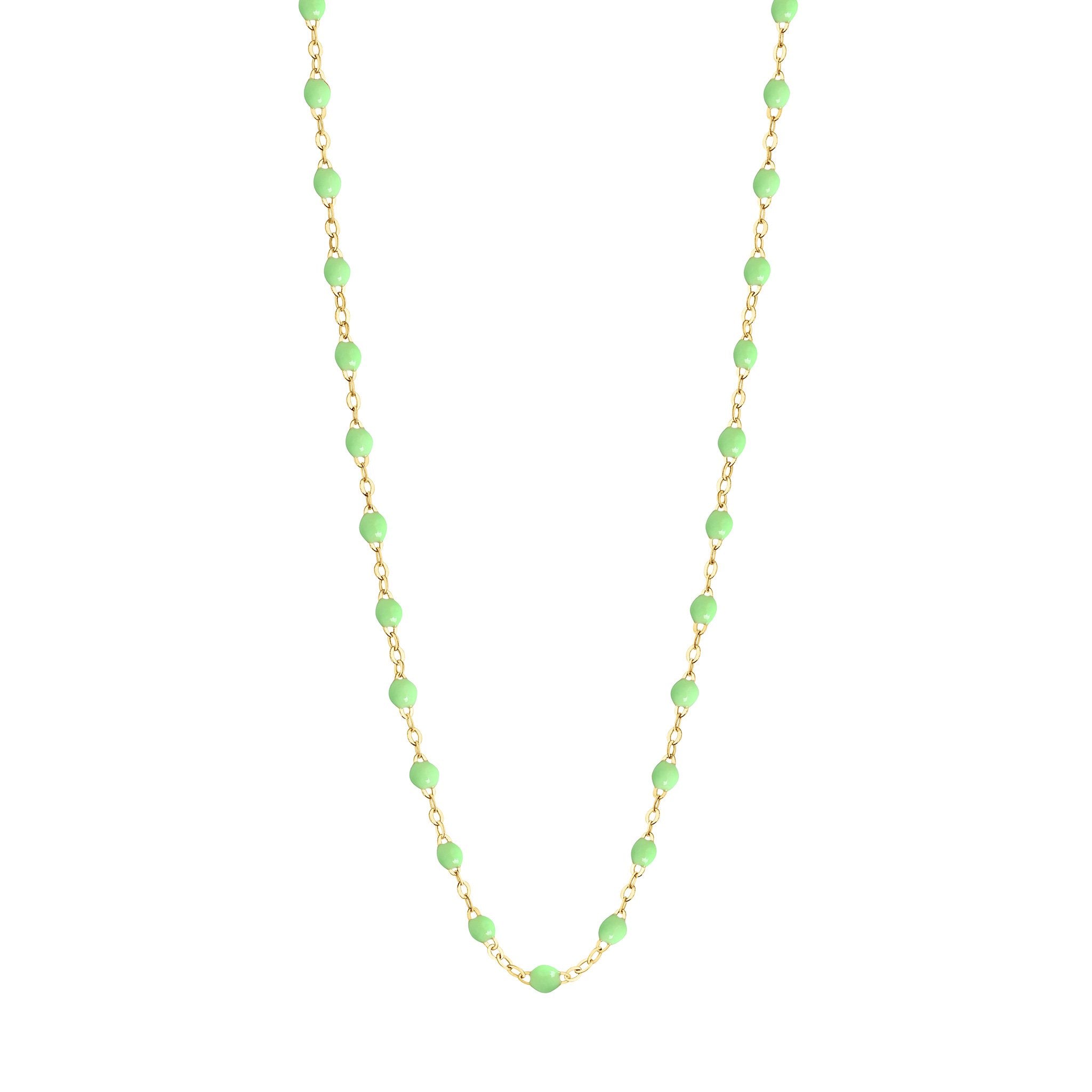 Gigi Clozeau - Collier anis Classique Gigi, or jaune, 42 cm