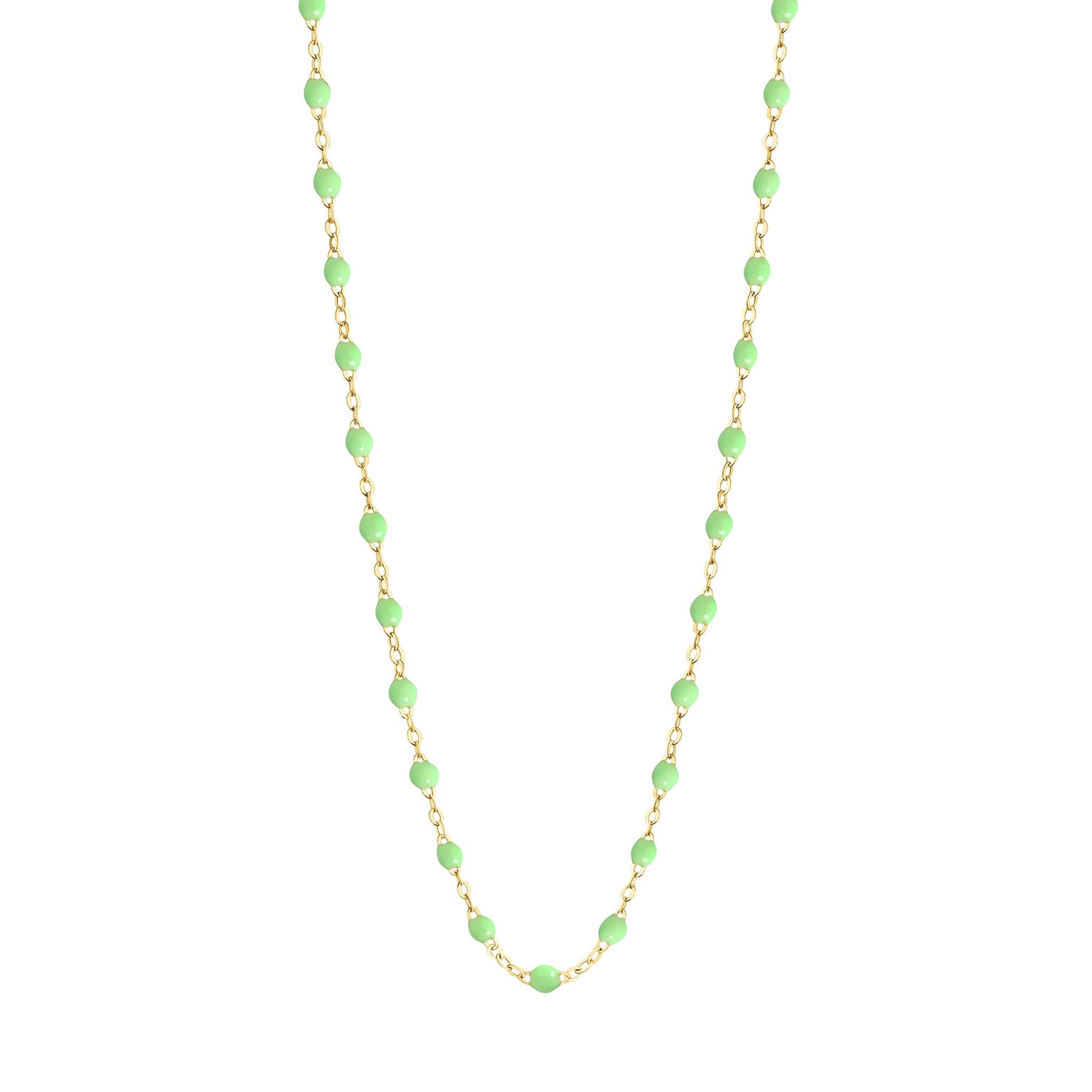 Gigi Clozeau - Collier anis Classique Gigi, or jaune, 50 cm