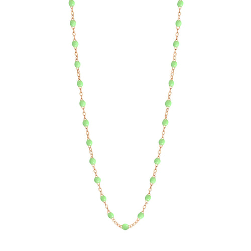 Gigi Clozeau - Collier anis Classique Gigi, or rose, 50 cm