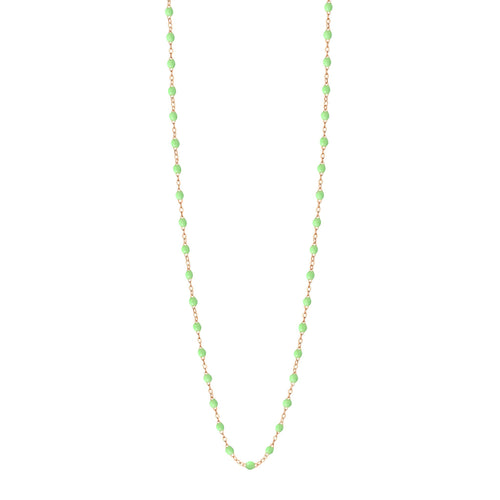 Gigi Clozeau - Collier anis Classique Gigi, or rose, 60 cm