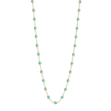 Gigi Clozeau - Collier aqua Classique Gigi, or jaune, 45 cm
