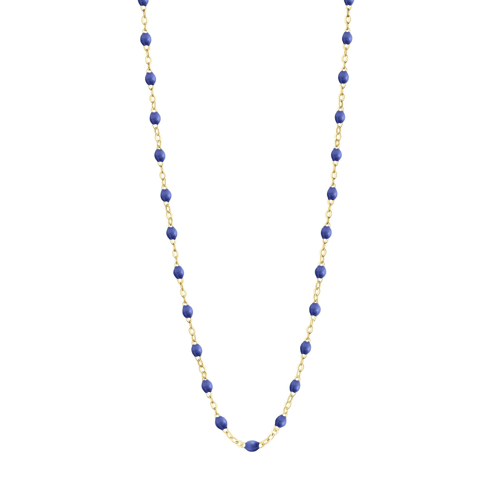 Gigi Clozeau - Collier bleuet Classique Gigi, or jaune, 45 cm
