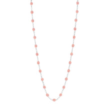 Gigi Clozeau - Collier blush Classique Gigi, or blanc, 45 cm