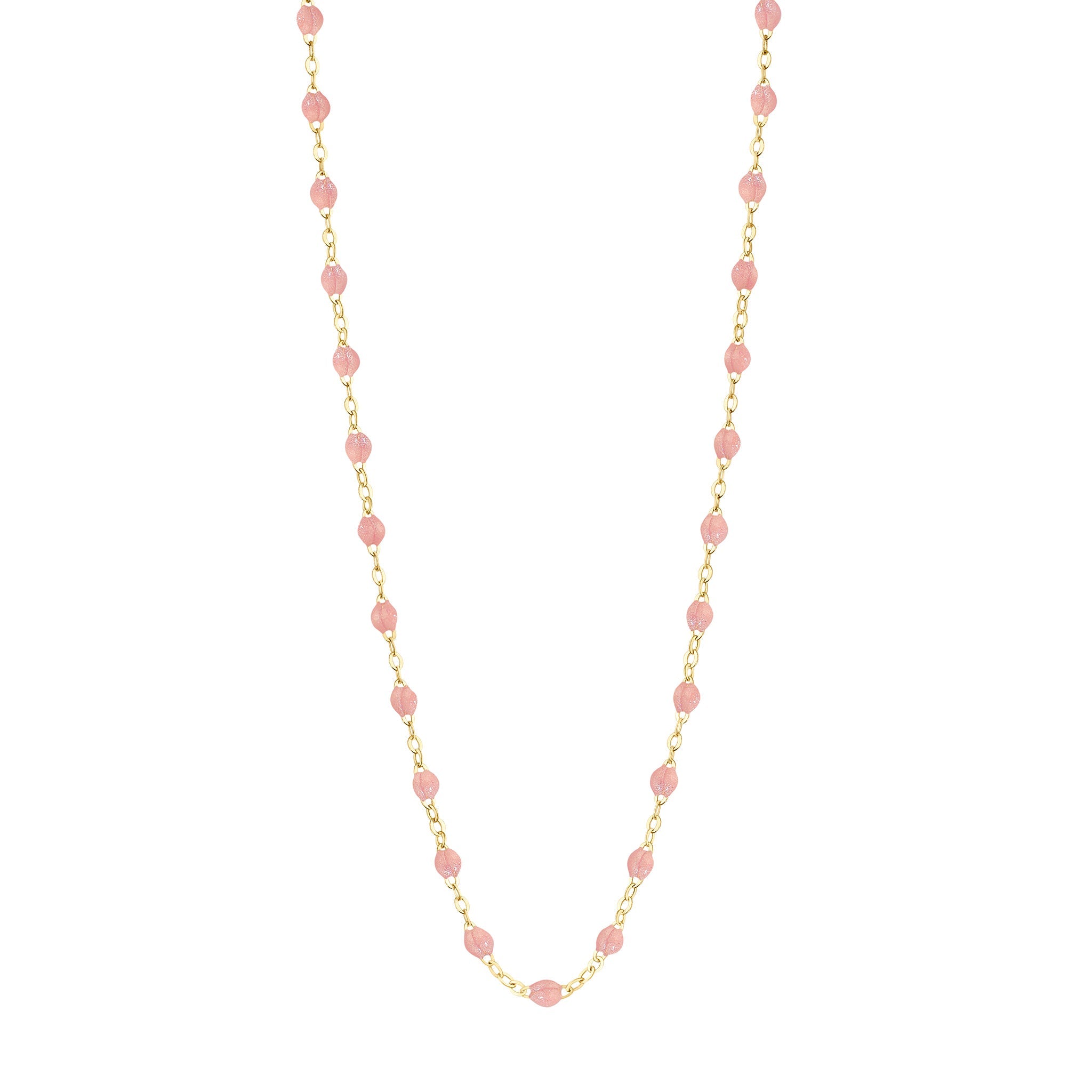 Gigi Clozeau - Collier blush Classique Gigi, or jaune, 42 cm