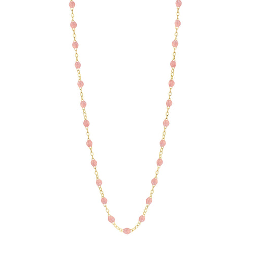 Gigi Clozeau - Collier blush Classique Gigi, or jaune, 42 cm