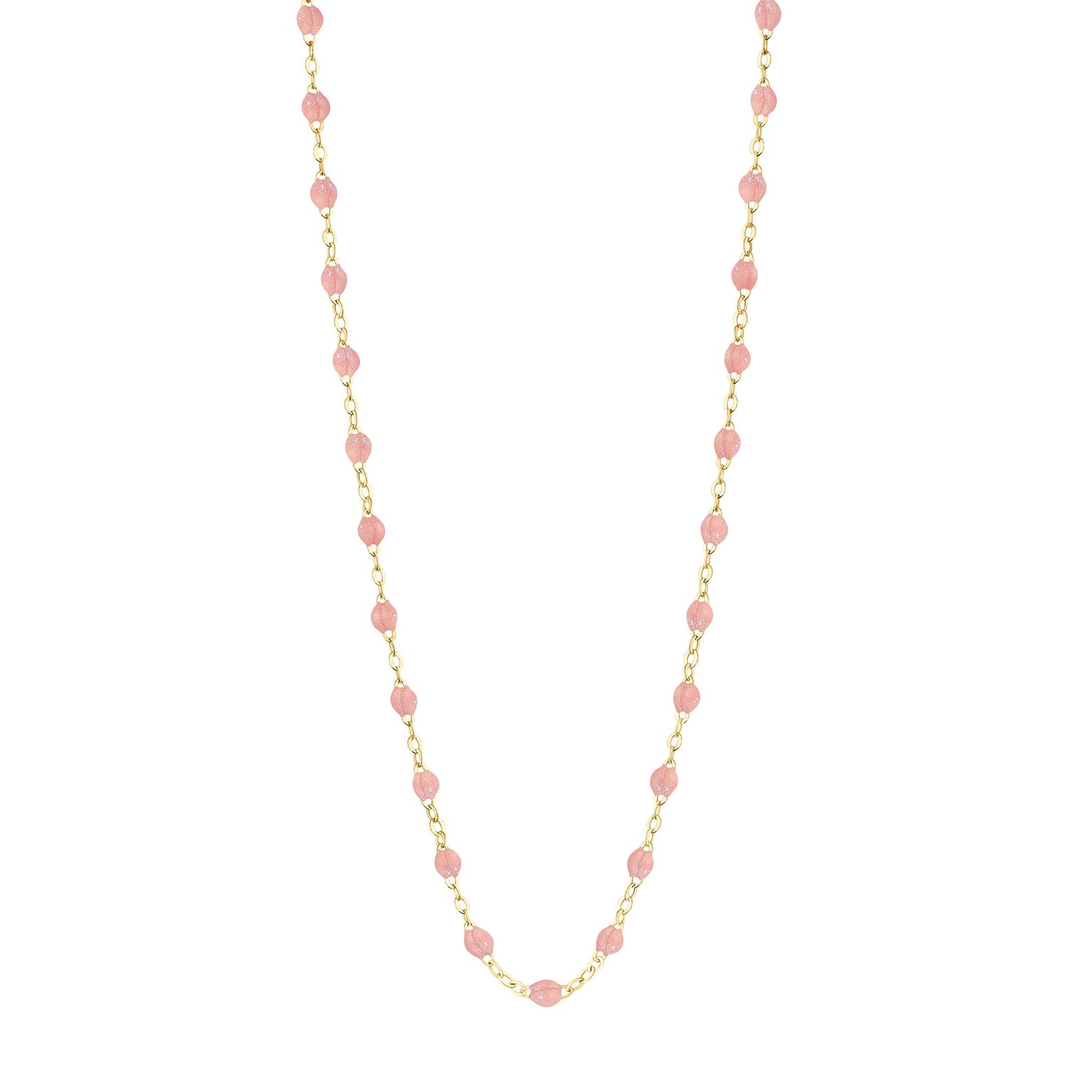 Gigi Clozeau - Collier blush Classique Gigi, or jaune, 50 cm