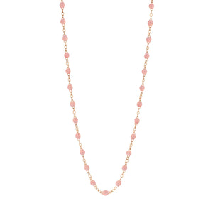 Gigi Clozeau - Collier blush Classique Gigi, or rose, 42 cm