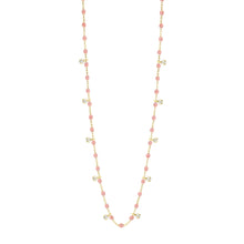 Gigi Clozeau - Collier blush Gigi Suprême, or jaune, 10 diamants, 60 cm