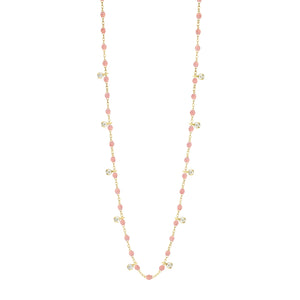 Gigi Clozeau - Collier blush Gigi Suprême, or jaune, 10 diamants, 60 cm