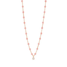 Gigi Clozeau - Collier blush Gigi Suprême, or rose, 1 diamant, 42 cm