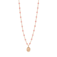 Gigi Clozeau - Collier blush Madone, or rose, 42 cm