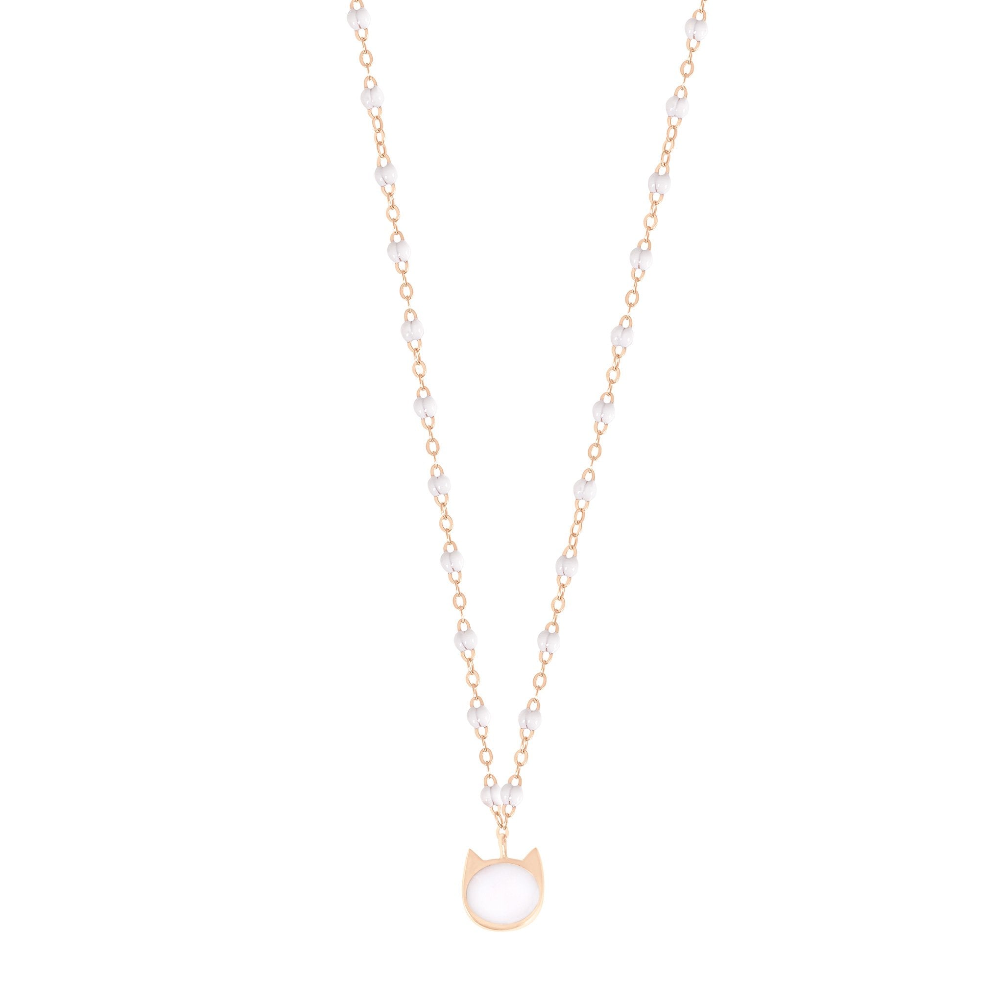 Rose gold cheap cat necklace