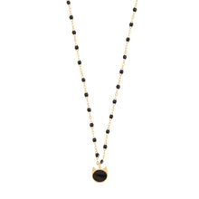 Gigi Clozeau - Collier Chat résine noire, or jaune