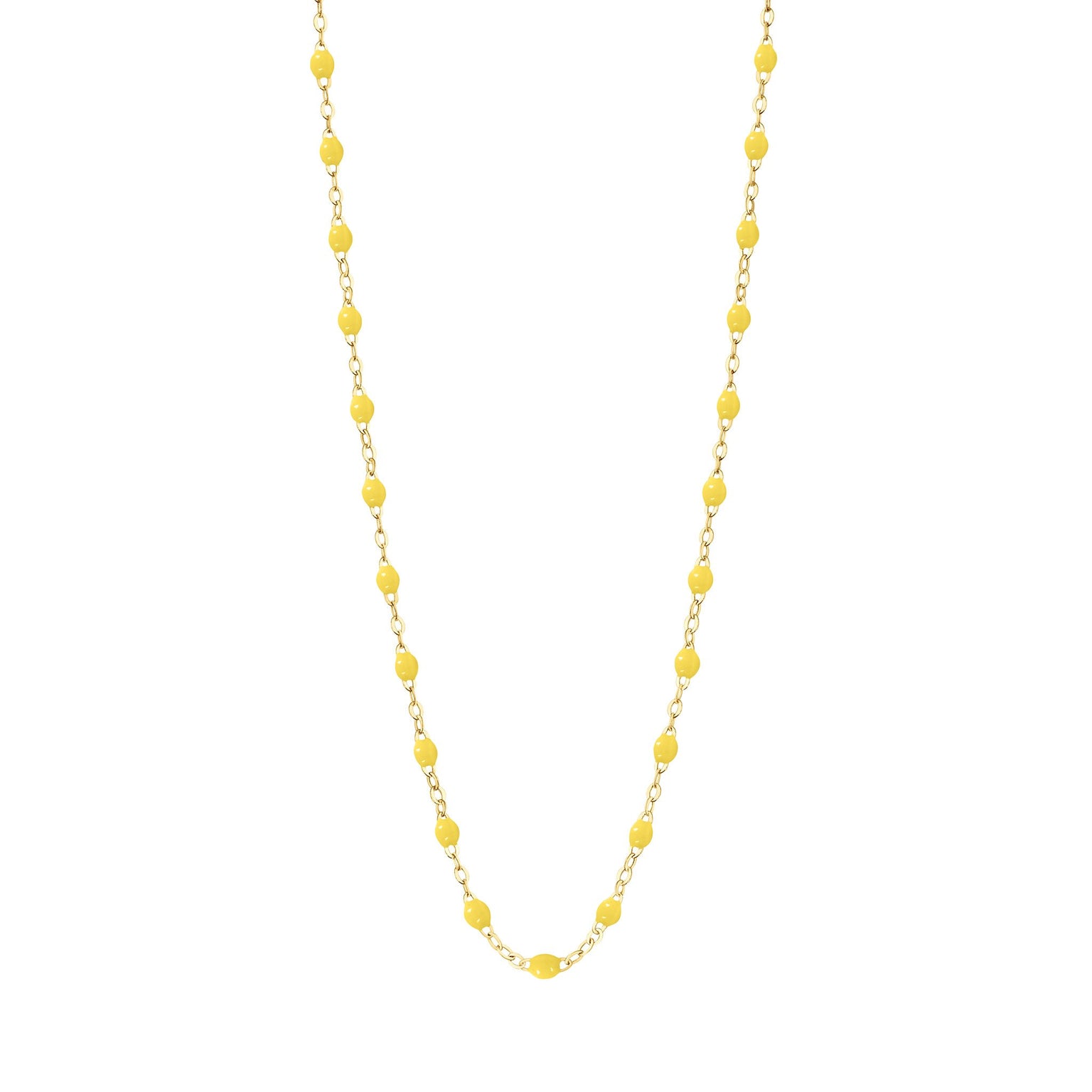 Gigi Clozeau - Collier citron Classique Gigi, or jaune, 42 cm