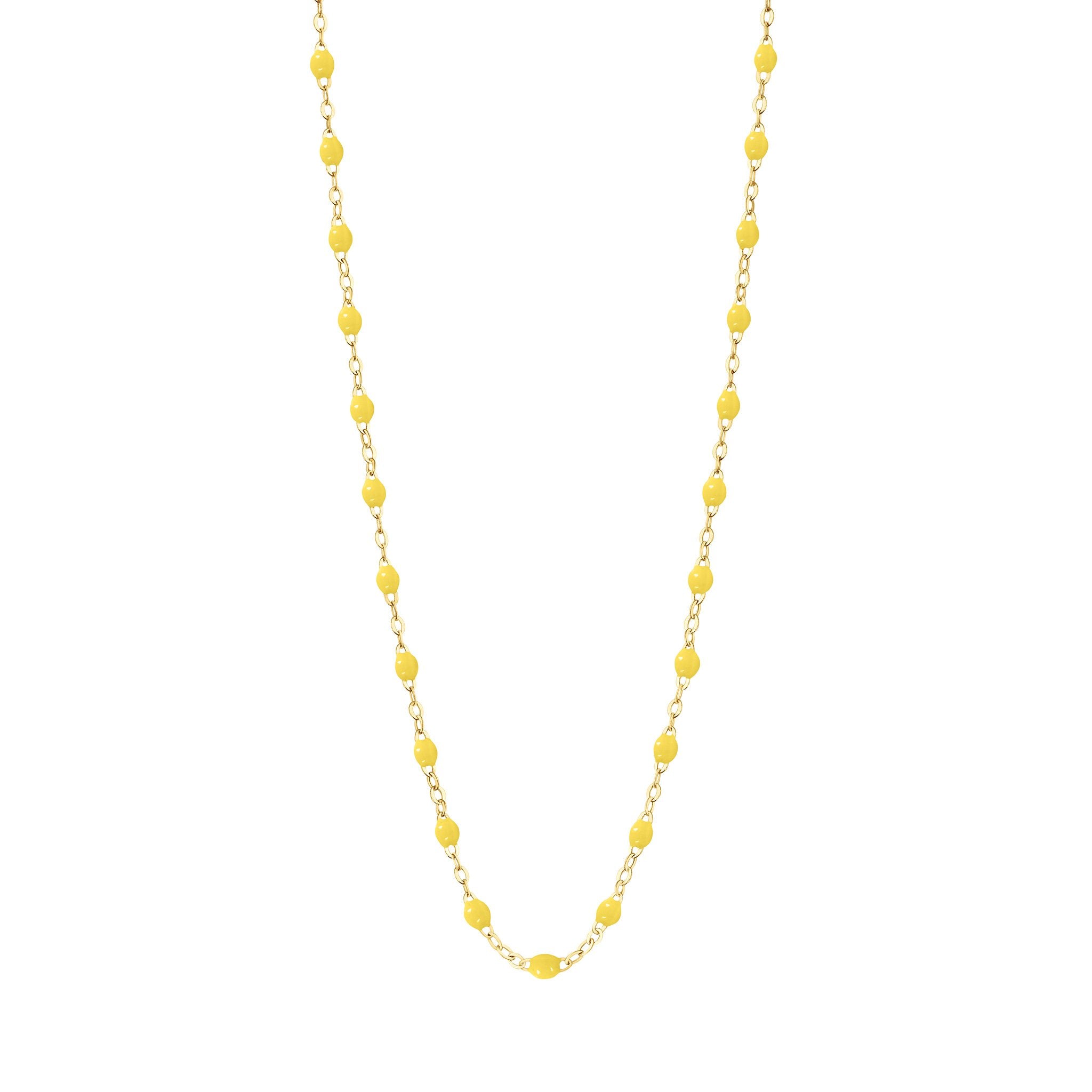 Gigi Clozeau - Collier citron Classique Gigi, or jaune, 50 cm