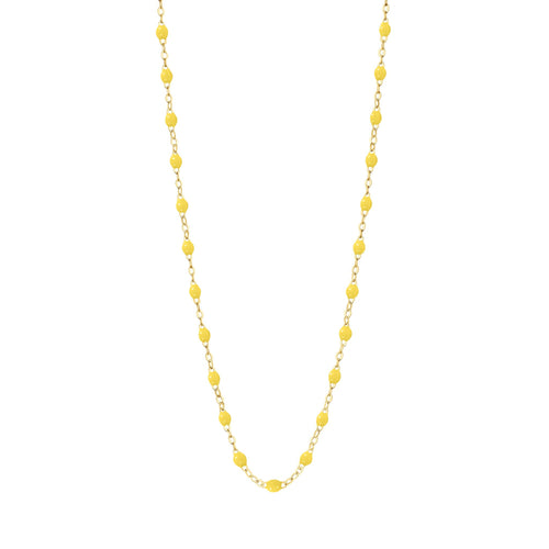 Gigi Clozeau - Collier citron Classique Gigi, or jaune, 50 cm