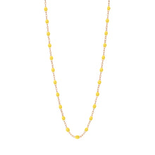 Gigi Clozeau - Collier citron Classique Gigi, or rose, 45 cm