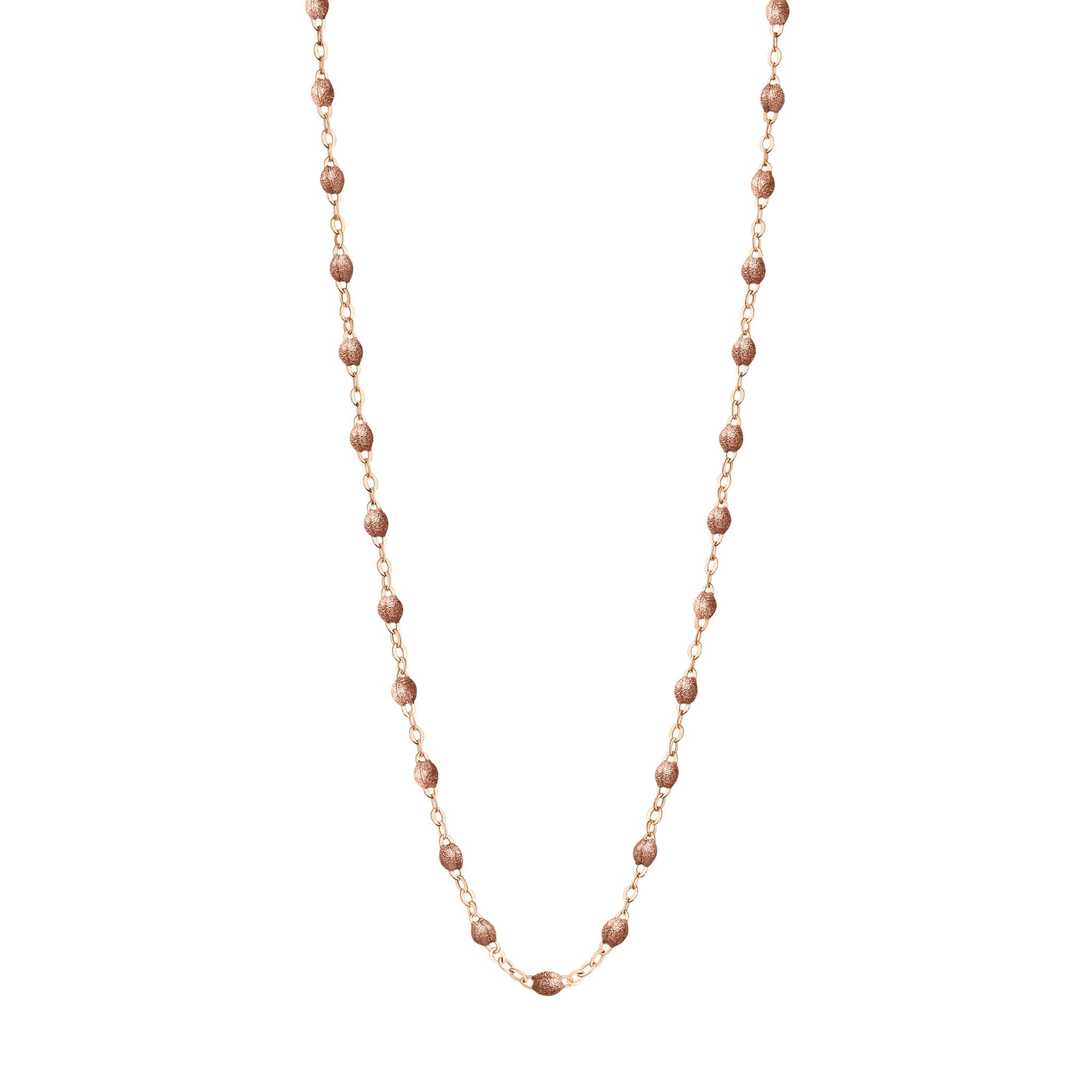 Gigi Clozeau - Collier cuivre Classique Gigi, or rose, 42 cm