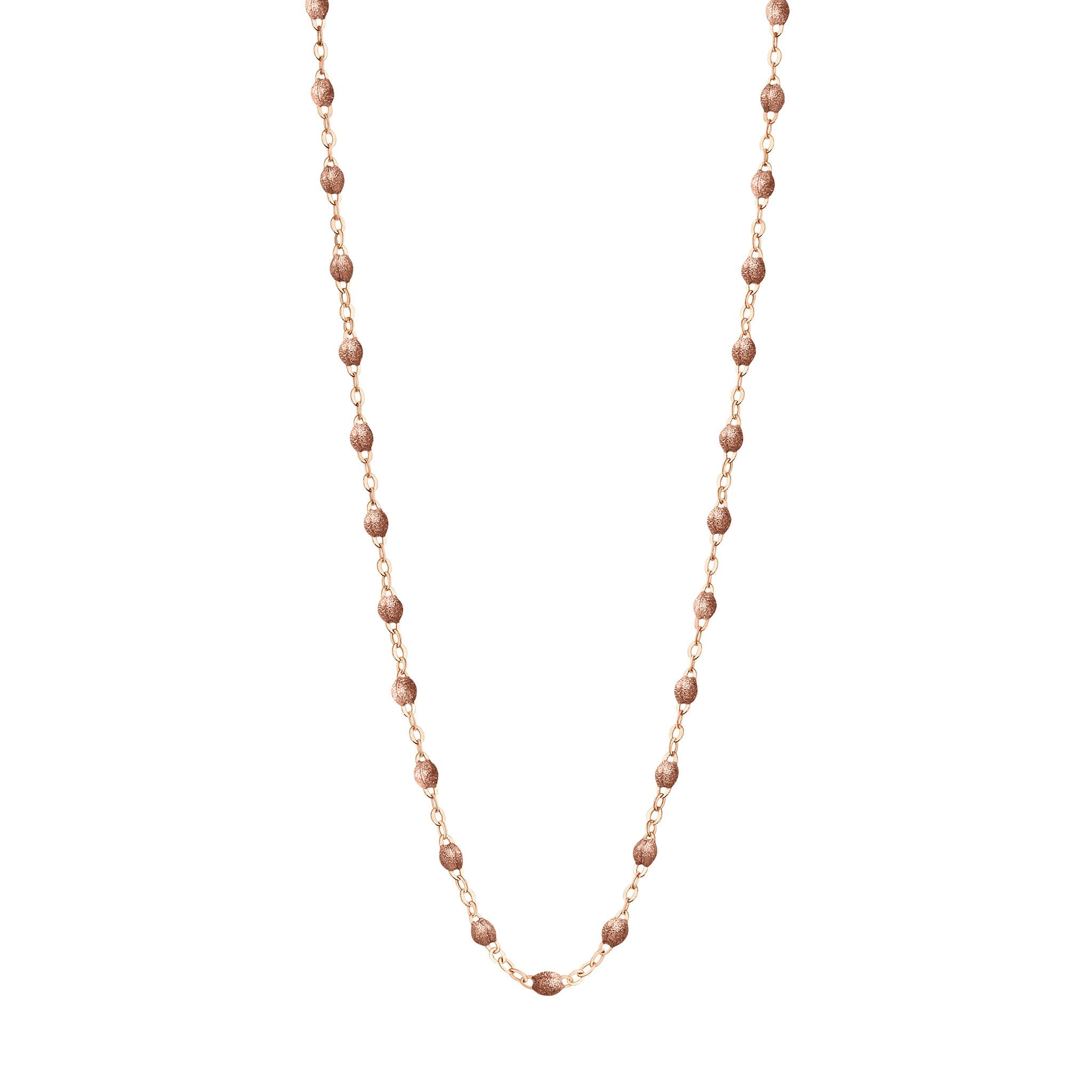 Gigi Clozeau - Collier cuivre Classique Gigi, or rose, 50 cm