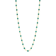 Gigi Clozeau - Collier émeraude Classique Gigi, or jaune, 42 cm