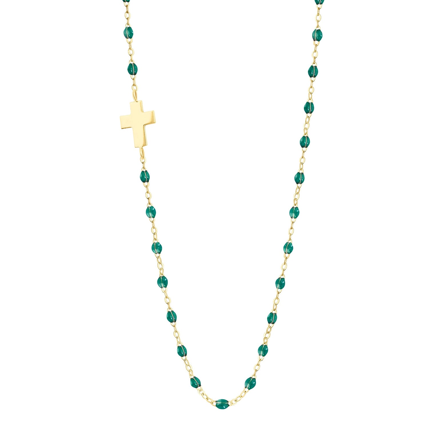 Emerald charm necklace hot sale