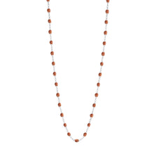Gigi Clozeau - Collier fauve Classique Gigi, or blanc, 50 cm
