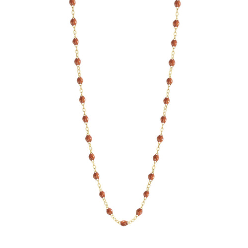 Gigi Clozeau - Collier fauve Classique Gigi, or jaune, 45 cm