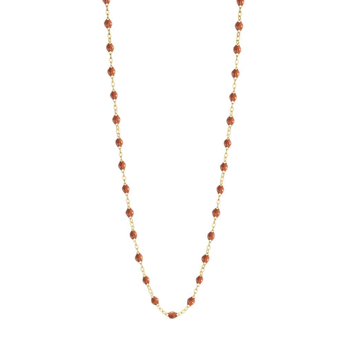 Gigi Clozeau - Collier fauve Classique Gigi, or jaune, 50 cm