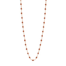Gigi Clozeau - Collier fauve Classique Gigi, or rose, 50 cm