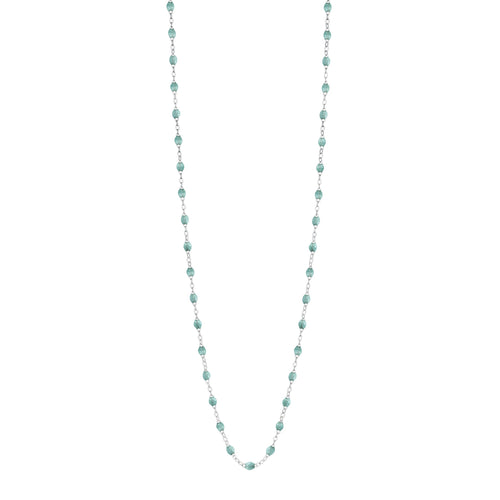 Gigi Clozeau - Collier glacier Classique Gigi, or blanc, 60 cm