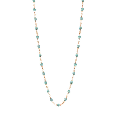 Gigi Clozeau - Collier glacier Classique Gigi, or rose, 42 cm