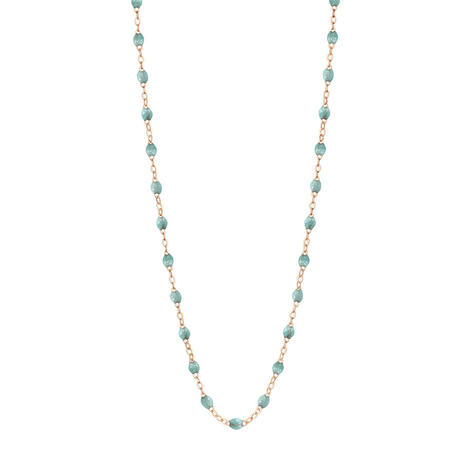 Gigi Clozeau - Collier glacier Classique Gigi, or rose, 42 cm