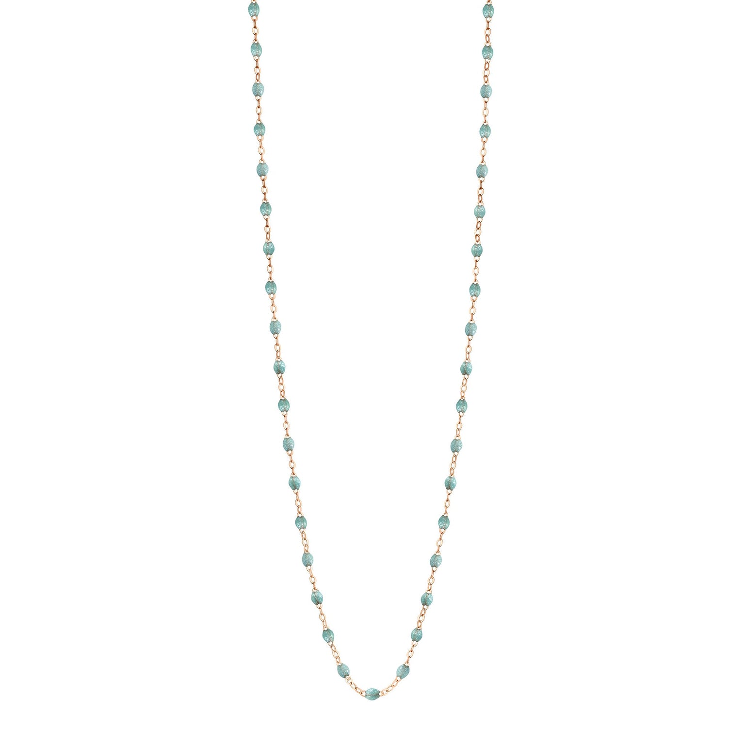 Gigi Clozeau - Collier glacier Classique Gigi, or rose, 60 cm