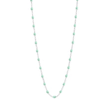Gigi Clozeau - Collier jade Classique Gigi, or blanc, 50 cm