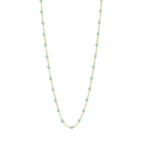 Gigi Clozeau - Collier jade Classique Gigi, or jaune, 42 cm