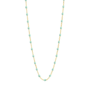 Gigi Clozeau - Collier jade Classique Gigi, or jaune, 50 cm
