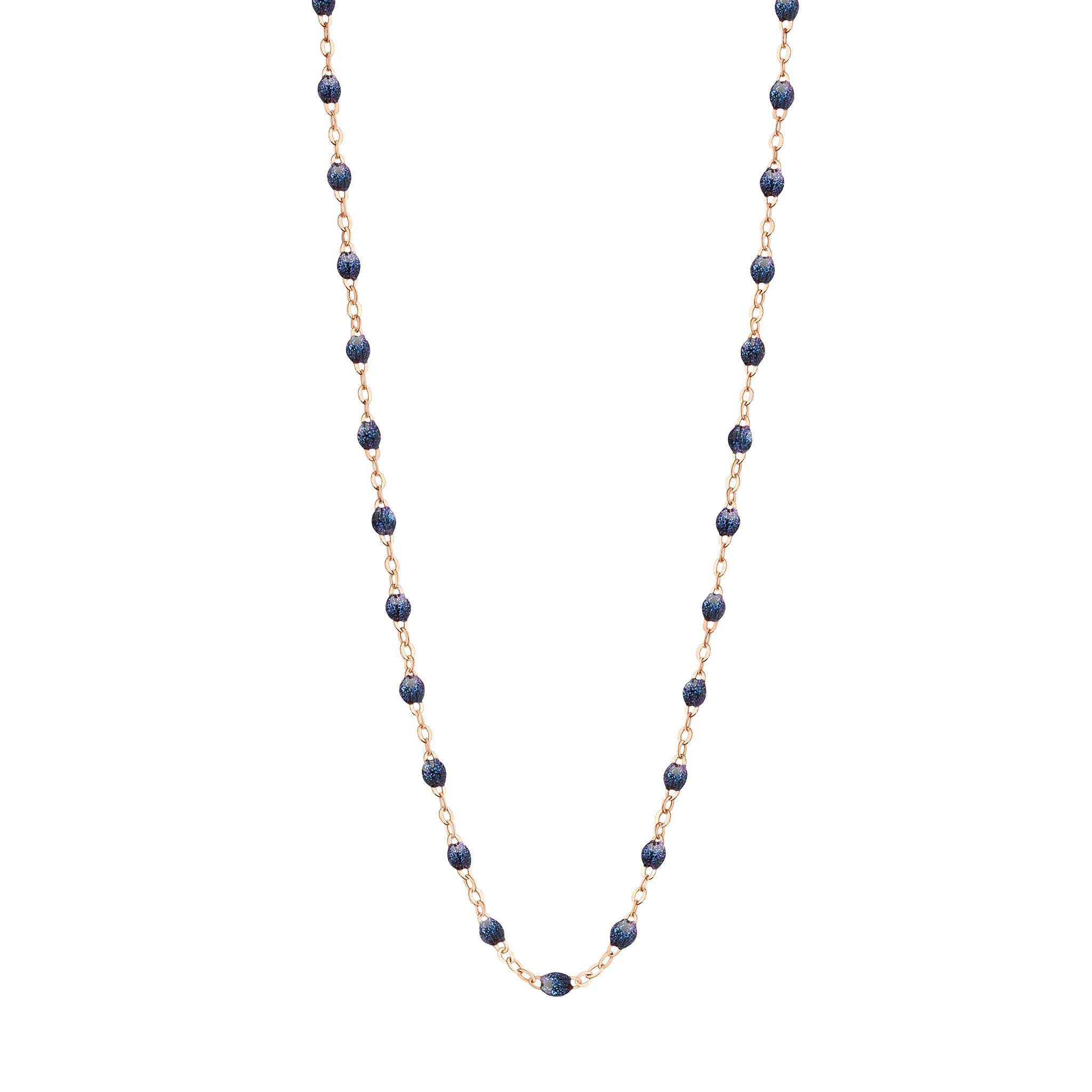 Gigi Clozeau - Collier nuit Classique Gigi, or rose, 42 cm