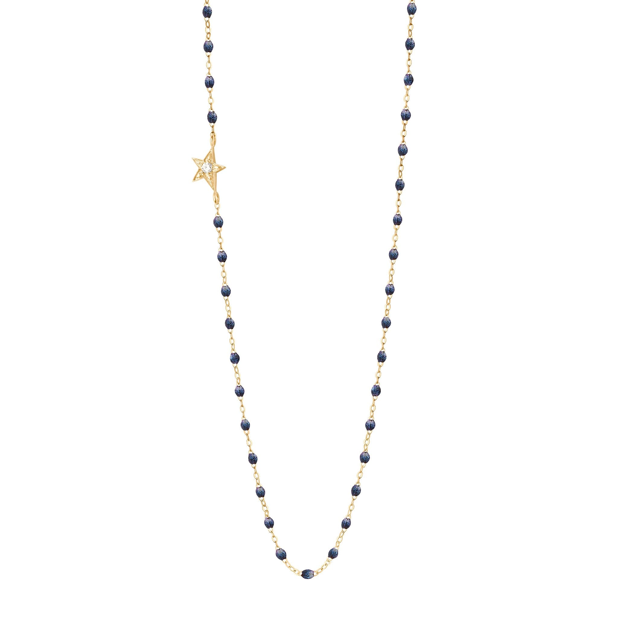 Gigi Clozeau - Collier nuit Etoile, diamant, or jaune, 42 cm