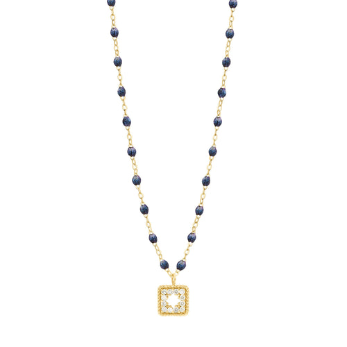 Gigi Clozeau - Collier nuit Trésor, diamants, or jaune, 42 cm
