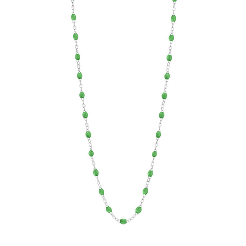 Gigi Clozeau - Collier prairie Classique Gigi, or blanc, 42 cm