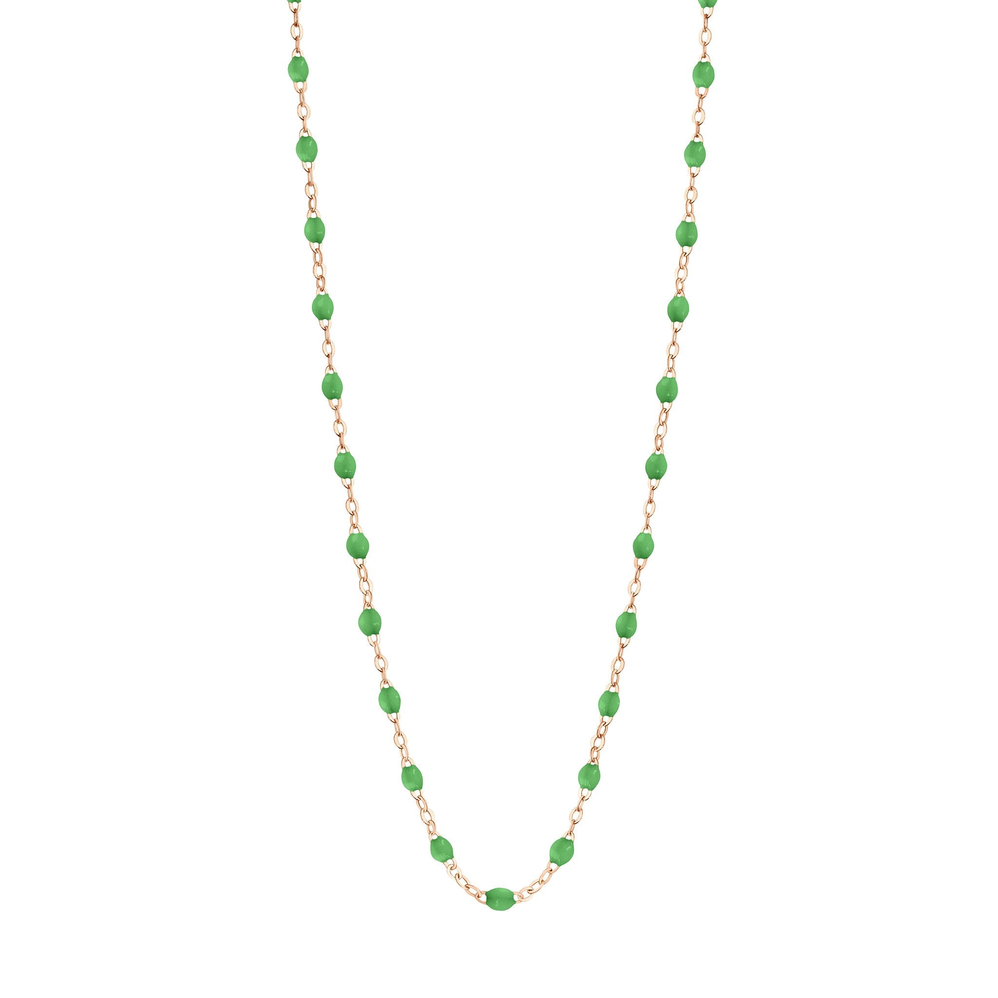 Gigi Clozeau - Collier prairie Classique Gigi, or rose, 42 cm